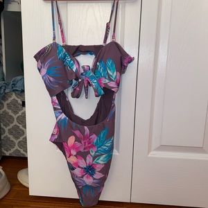 Altar’d State One Piece Floral Bathing Suit